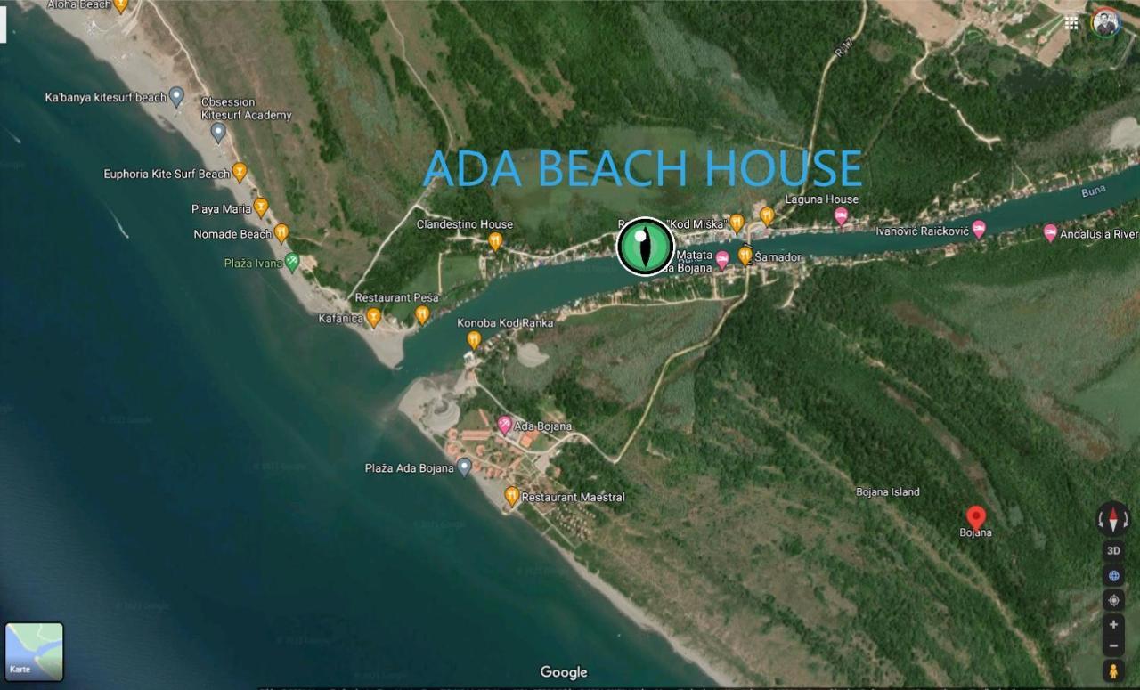 ADA BEACH HOUSE mit Wasserzugang NEU! Ulcinj Exterior foto